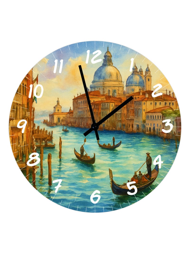 Horloge en verre Venise Beige - Kiabi