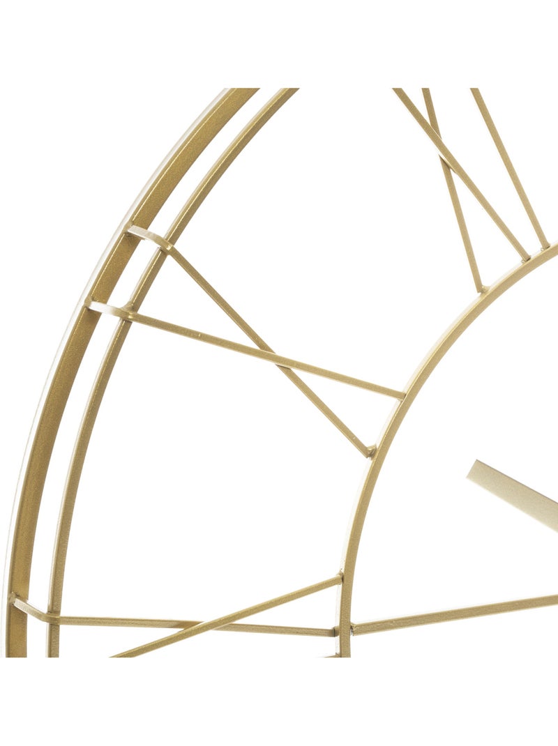 Horloge filaire dorée design 3D PHIL Doré - Kiabi