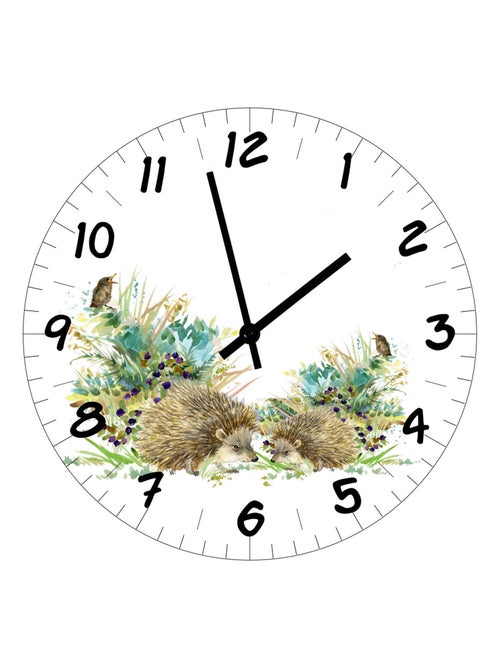 Horloge hérissons en forêt 29 cm - Kiabi