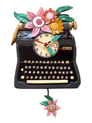 Horloge machine à écrire