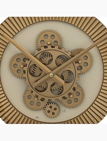 Horloge mécanique cadran métal brillant GIULIANA