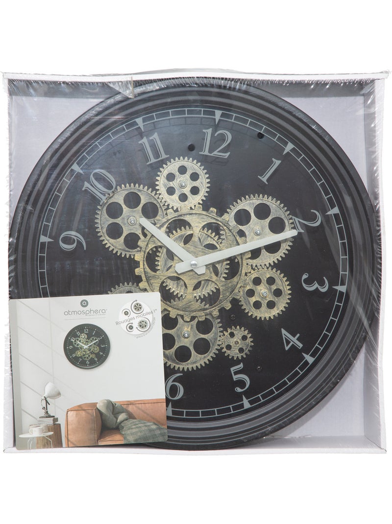 Horloge mécanique MELY Noir - Kiabi