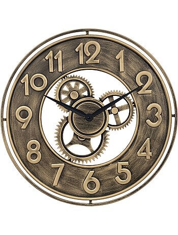 Horloge mécanique métal mécanisme apparent JACOB