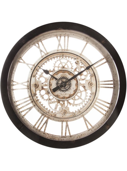 Horloge mécanique rouages apparents IVY - Kiabi