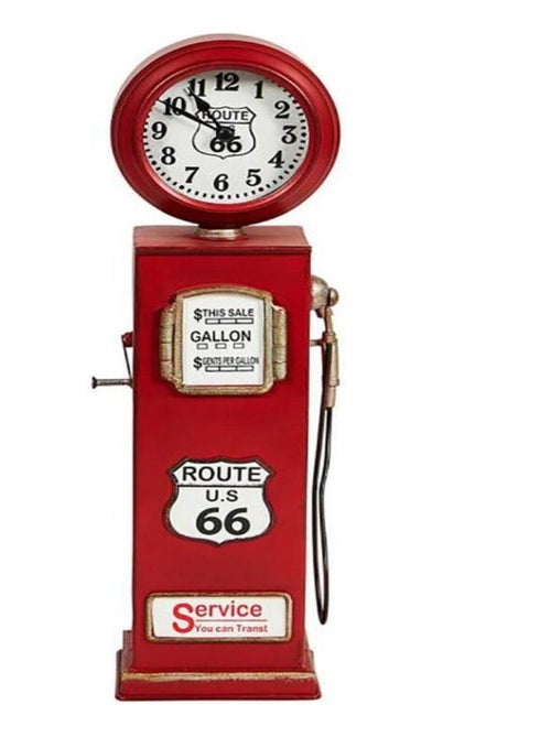 Horloge métal verre Route 66 - Kiabi