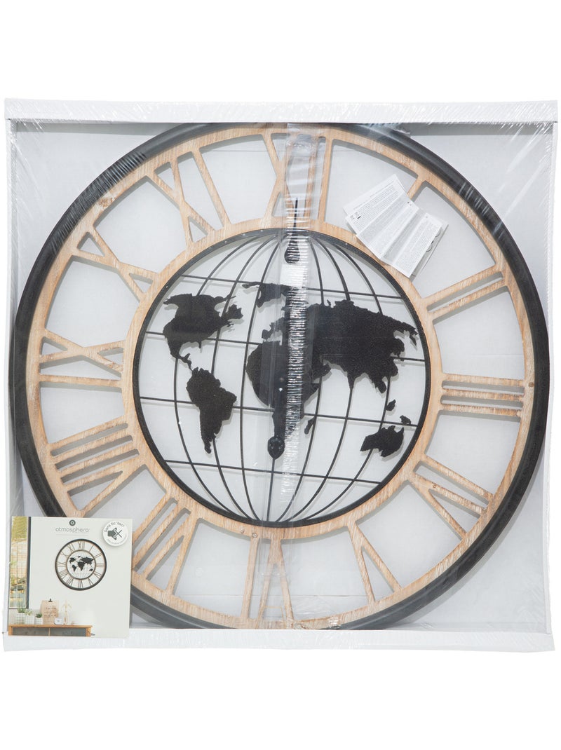 Horloge MONDE Marron - Kiabi