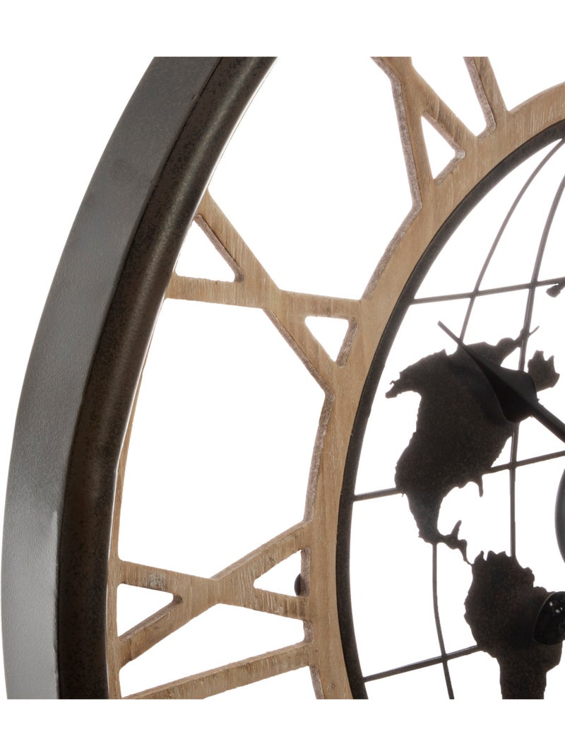 Horloge MONDE Marron - Kiabi