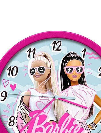 Horloge murale - Barbie Brune Et Blonde