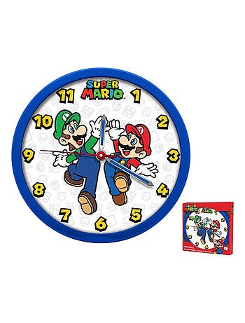 Horloge murale - Mario Et Luigi - 25 cm