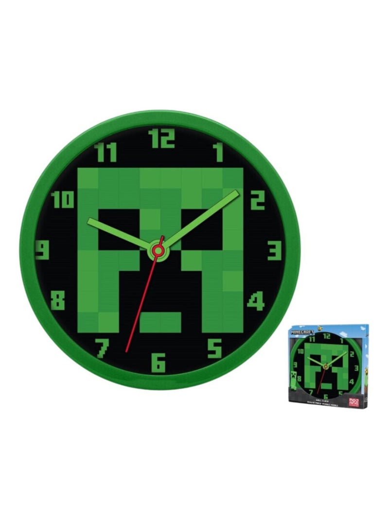 Horloge murale - Minecraft Vert - Kiabi