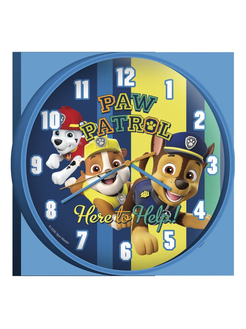 Horloge murale - pat'patrouille - 25 cm Bleu - Kiabi
