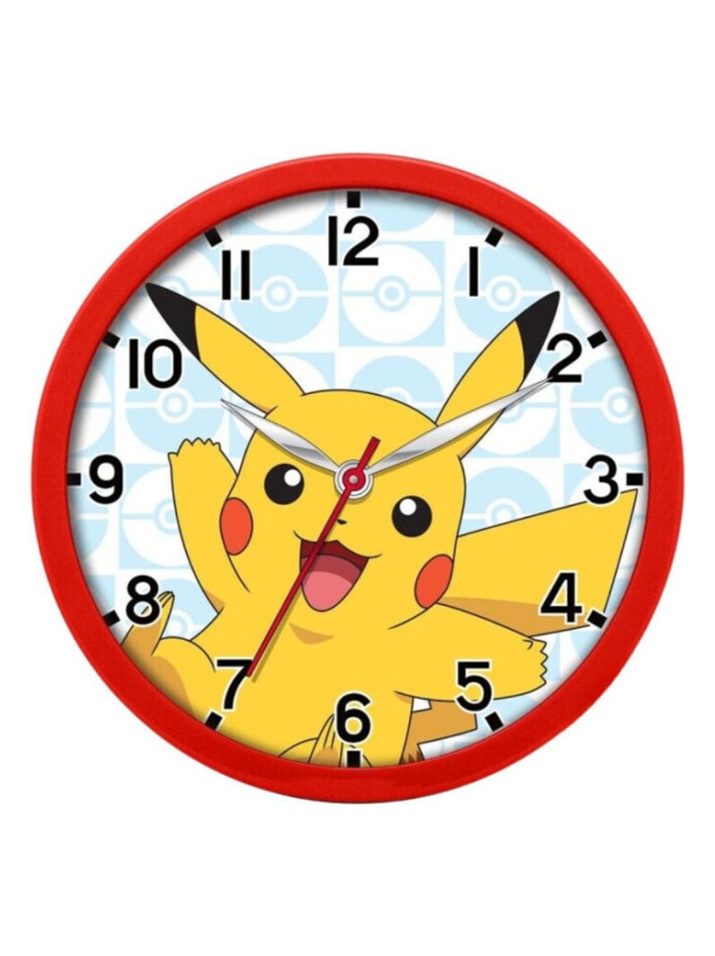 Horloge murale - Pokemon Pikachu - 25 cm Rose - Kiabi