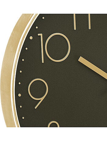 Horloge murale 3d en verre plat laure
