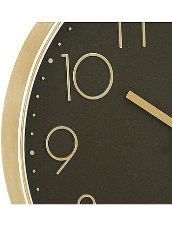 Horloge murale 3d en verre plat laure