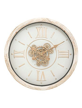 Horloge murale avec mécanisme en bois SONIKA