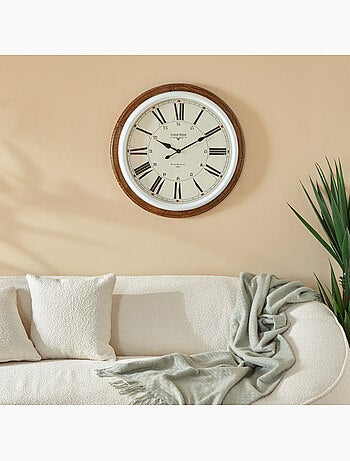 Horloge murale bois NATACHA