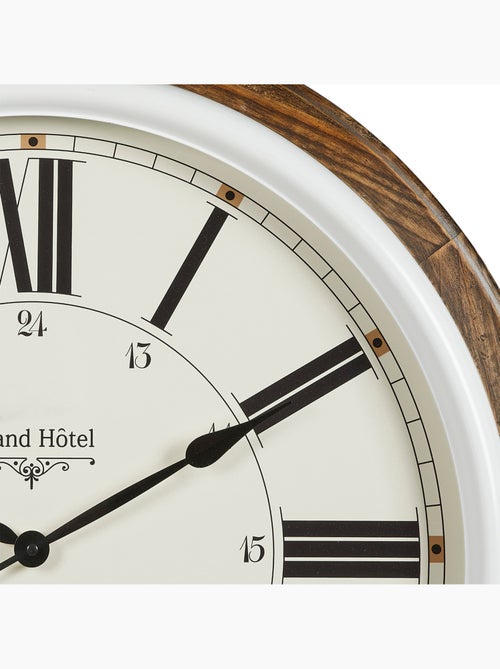 Horloge murale bois NATACHA - Kiabi