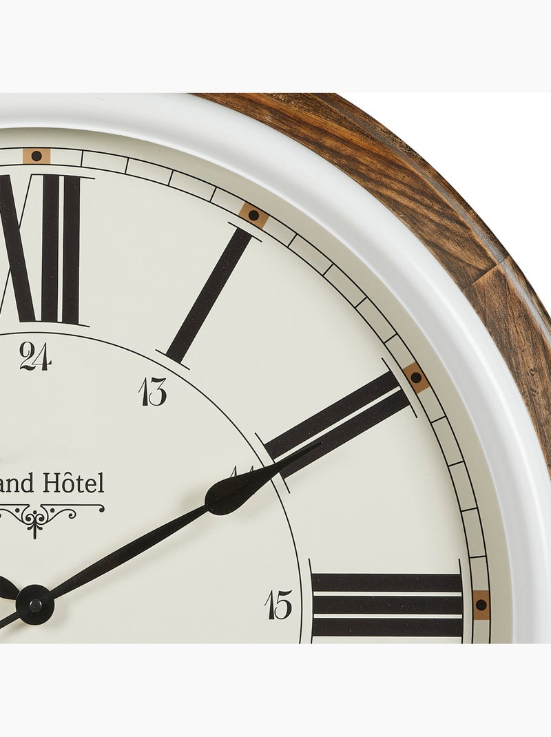 Horloge murale bois NATACHA Multicolore - Kiabi