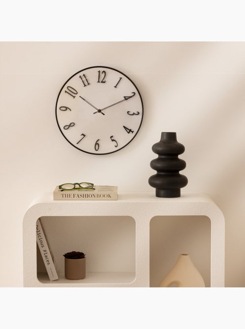 Horloge murale chiffres 3D relief EDGAR - Kiabi