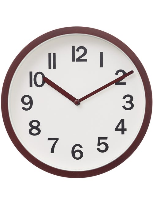Horloge murale classique effet bois LOLY - Kiabi