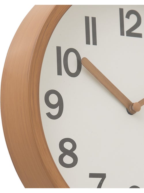 Horloge murale classique effet bois LOLY - Kiabi