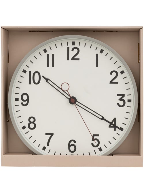 Horloge murale classique trois aiguilles CORY - Kiabi