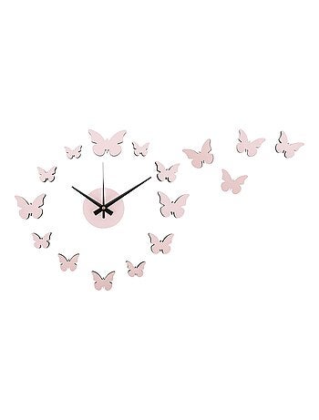 Horloge murale décorative PAPILLONS