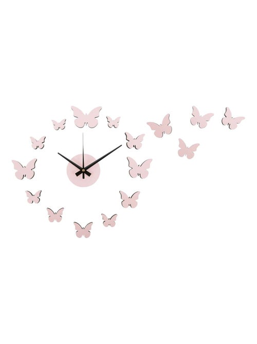 Horloge murale décorative PAPILLONS - Kiabi