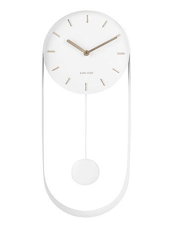 Horloge murale design avec balancier CHARM