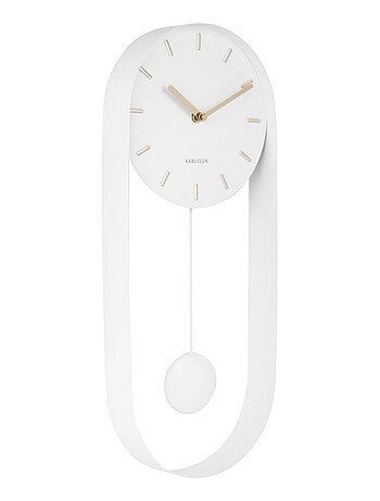 Horloge murale design avec balancier CHARM