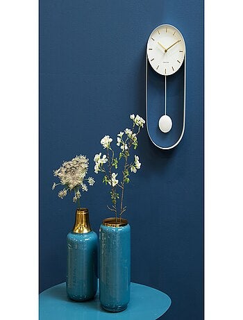 Horloge murale design avec balancier CHARM
