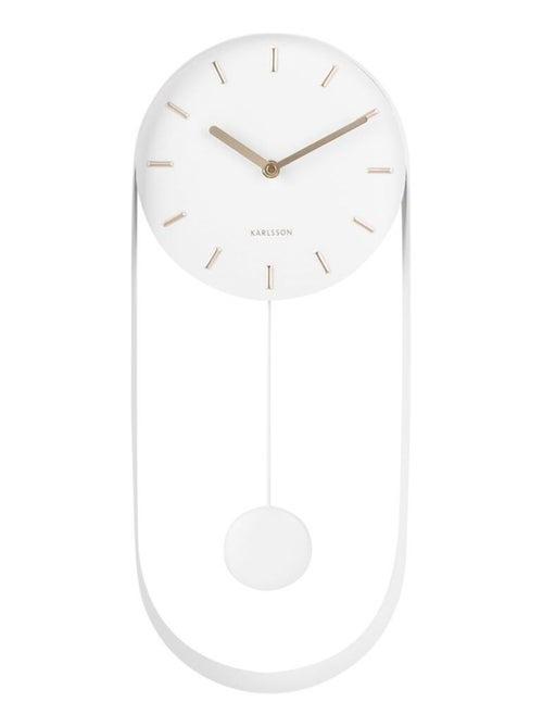 Horloge murale design avec balancier CHARM - Kiabi