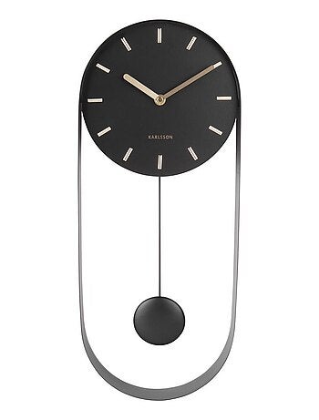 Horloge murale design avec balancier CHARM