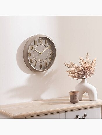 Horloge murale design cadran coloré alizee
