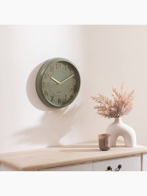 Horloge murale design cadran coloré ALIZEE - Kiabi