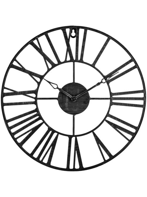 Horloge murale design industriel ANDRAS - Kiabi