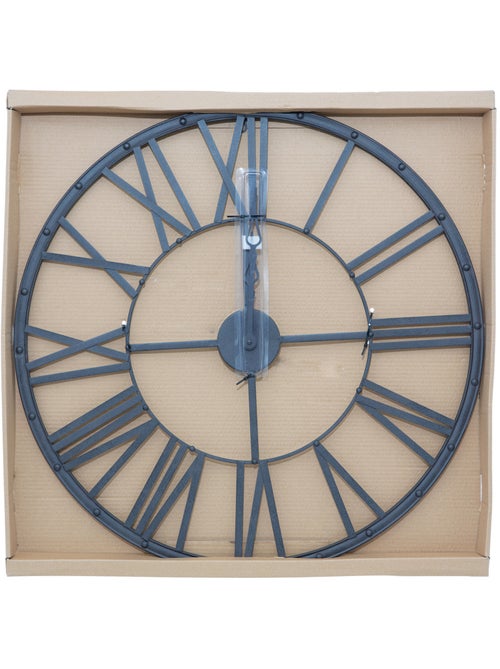 Horloge murale design industriel ANDRAS - Kiabi