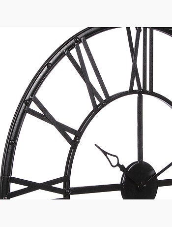 Horloge murale design industriel chiffres romains ANDRAS