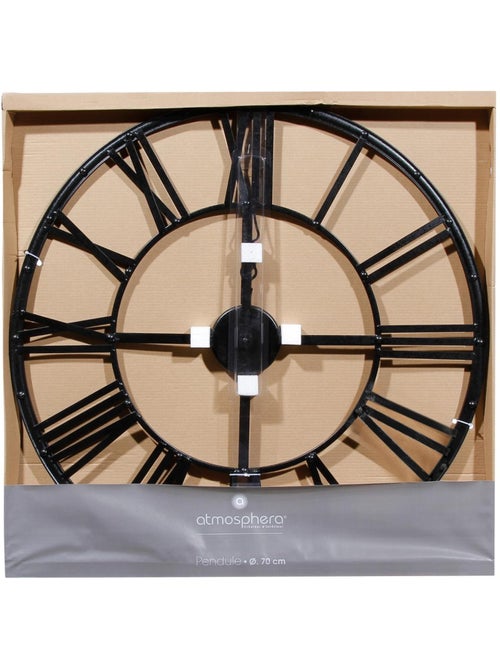 Horloge murale design industriel chiffres romains ANDRAS - Kiabi