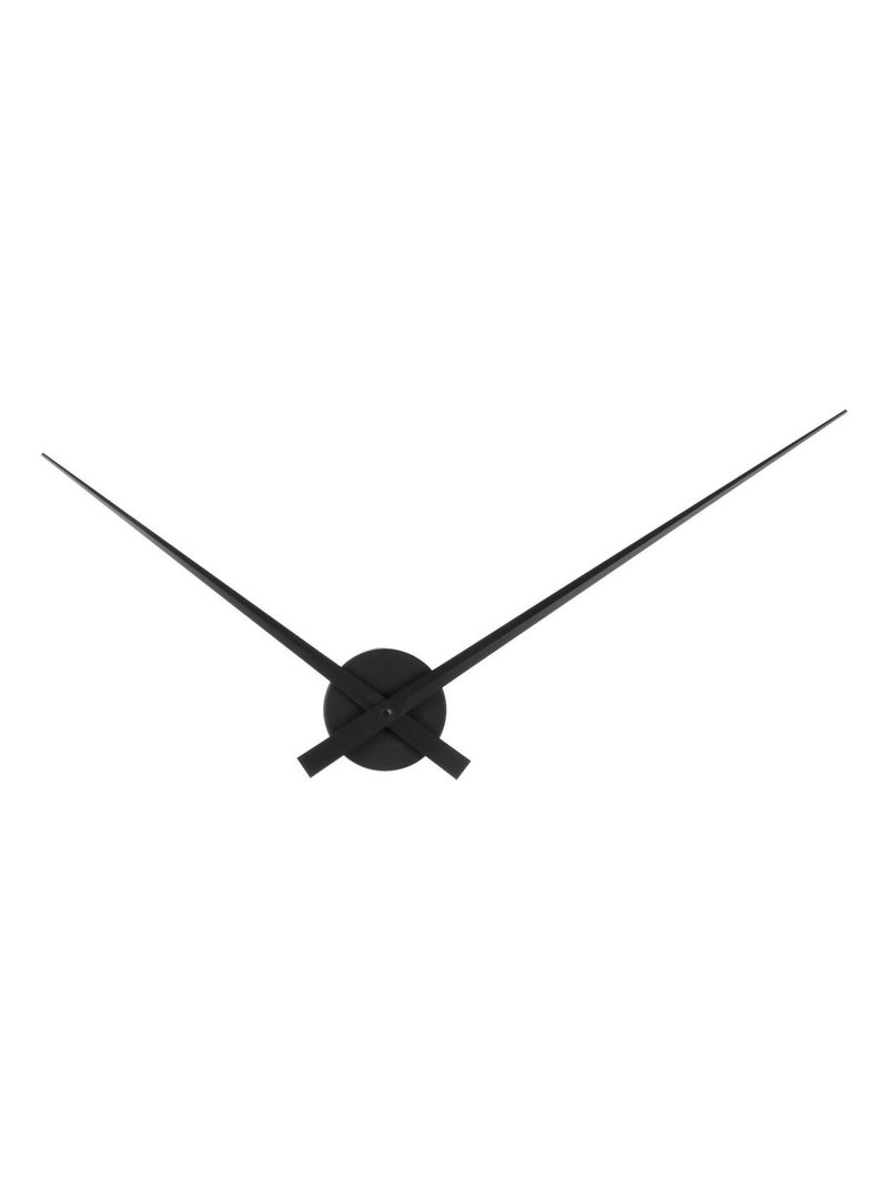 Horloge murale design minimaliste en métal LITTLE BIG TIME Noir - Kiabi