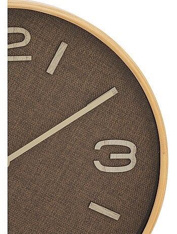 Horloge murale effet tissé ELLIS