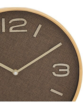 Horloge murale effet tissé ELLIS
