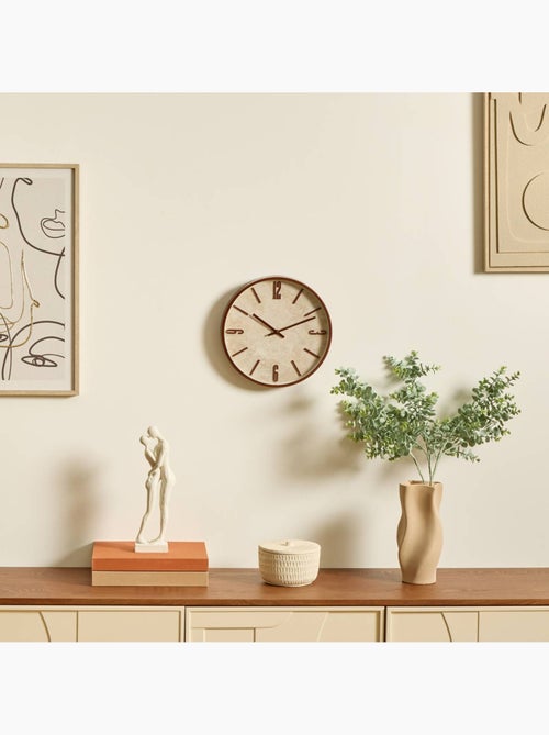 Horloge murale effet travertin NELLA - Kiabi Horloge murale effet travertin NELLA - Kiabi
