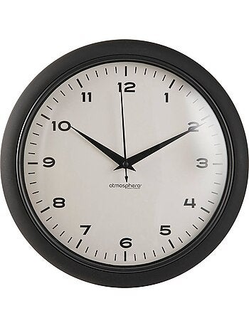 Horloge silencieuse cadre en bois et laiton clarisse