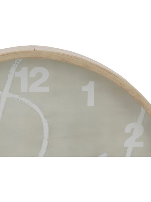 Horloge murale en bois greta - Kiabi