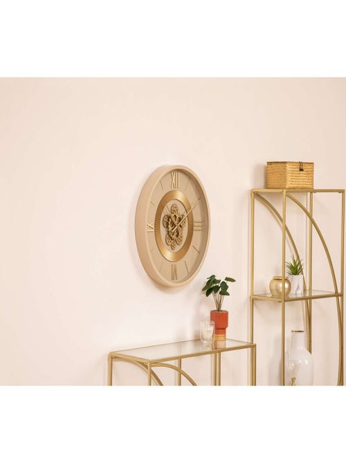 Horloge murale en métal VINTAGE - Kiabi