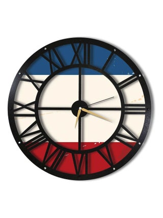 Horloge murale en métal Wall