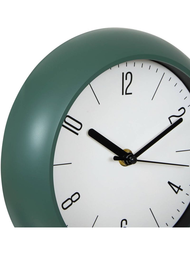 Horloge murale minimaliste cadran verre bombé RONAN Blanc - Kiabi
