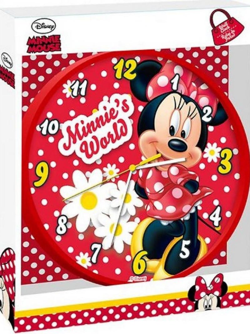 Horloge murale Minnie montre Disney enfant Multicolore - Kiabi