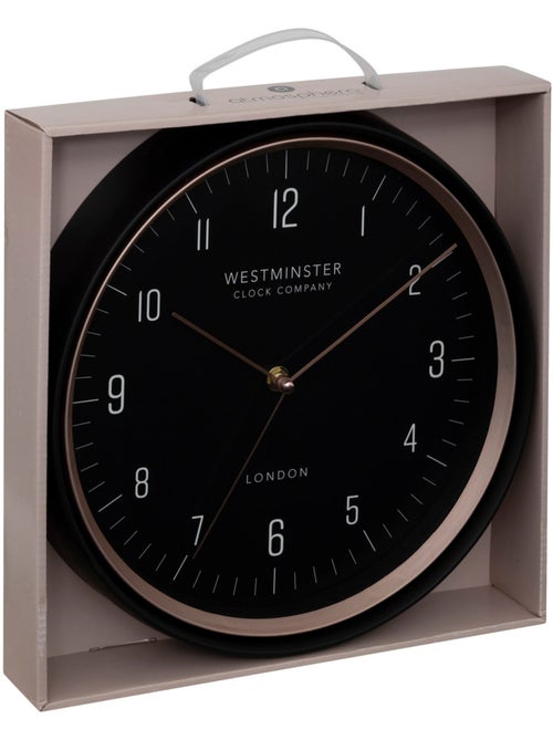 Horloge murale mixte bois et laiton SVEN - Kiabi